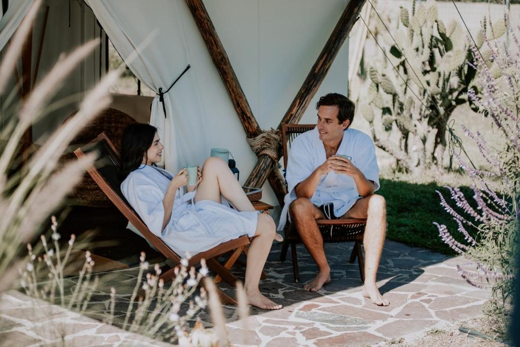 Hosté ubytování Salterra Glamping