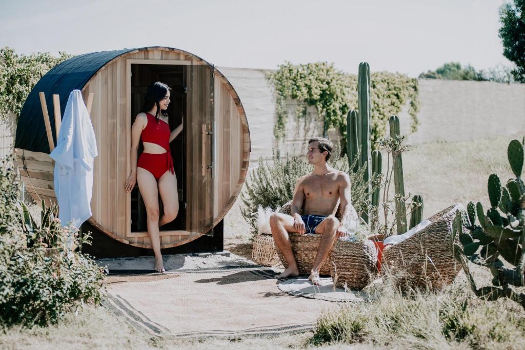 Hosté ubytování Salterra Glamping