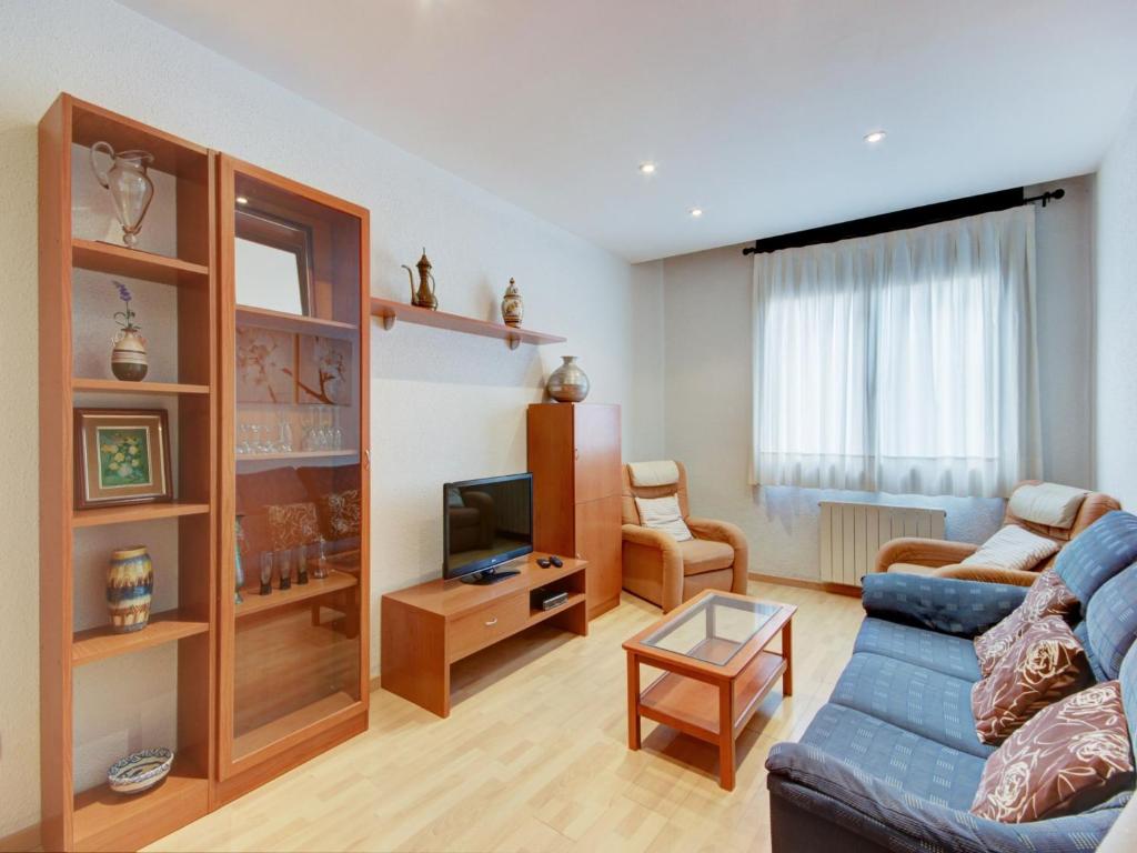 Posezení v ubytování Apartment in Roses with Beachfront View