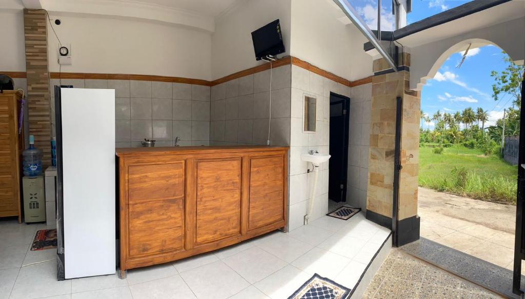Kuchyň nebo kuchyňský kout v ubytování Darren Hostel