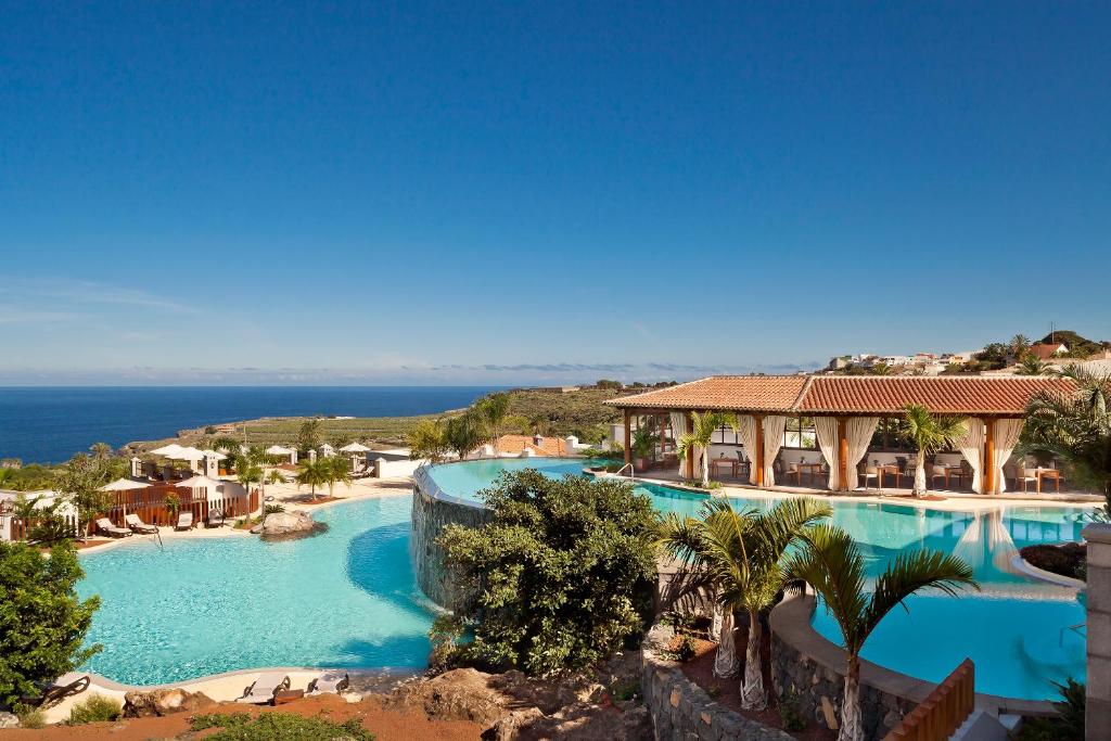 a view of the pool at the resort at Hacienda del Conde Meliá Collection - Adults Only - Small Luxury Hotels of the World in Buenavista del Norte