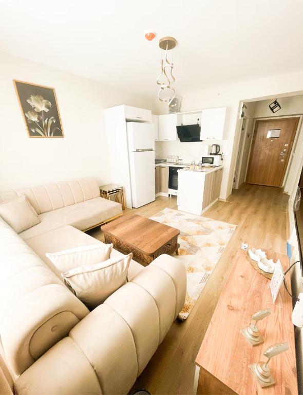 Kuchyň nebo kuchyňský kout v ubytování Two Bedroom King Suite TH30