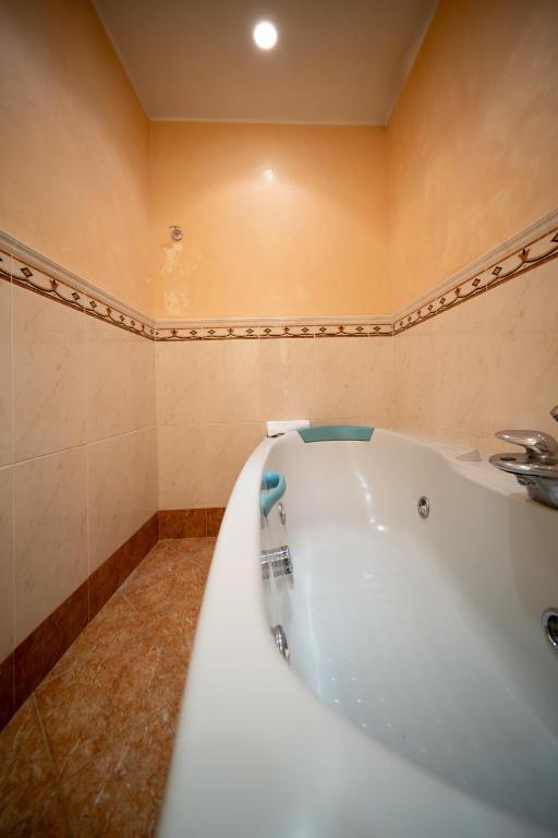 Koupelna v ubytování Hotel Rosabianca