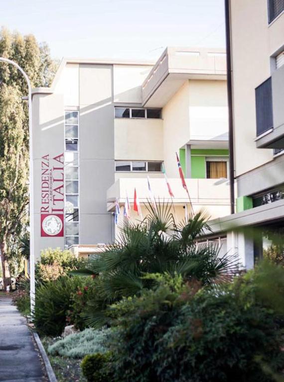 Budova, kde se aparthotel nachází