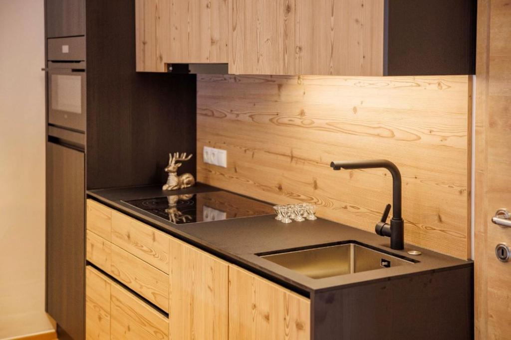 Kuchyňa alebo kuchynka v ubytovaní Haus Silvretta NOVA