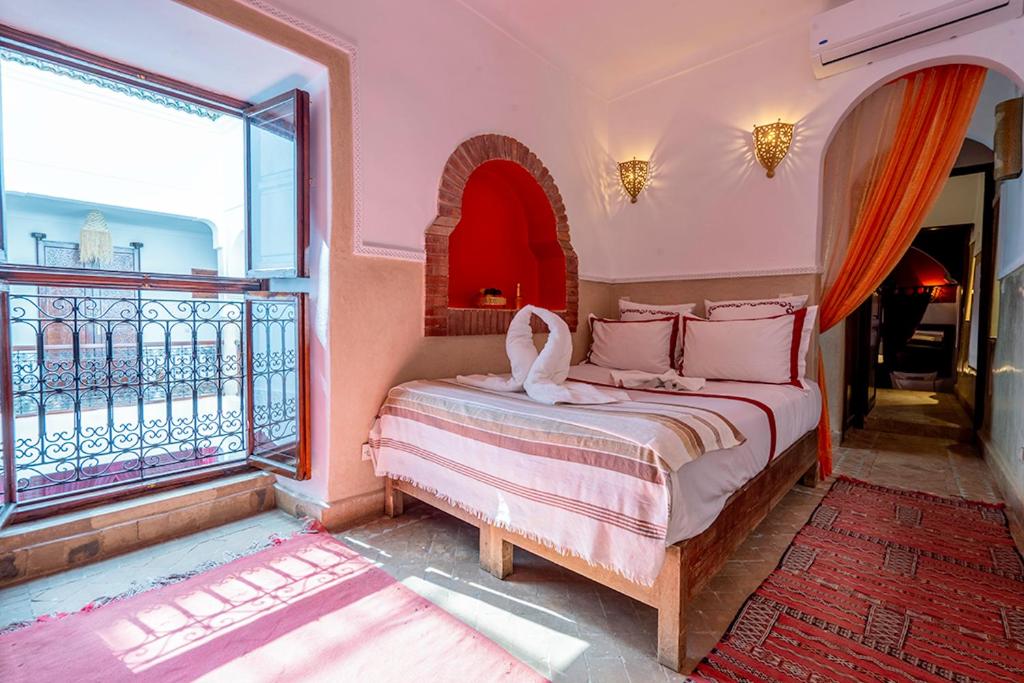Postel nebo postele na pokoji v ubytování Samira Group & Spa