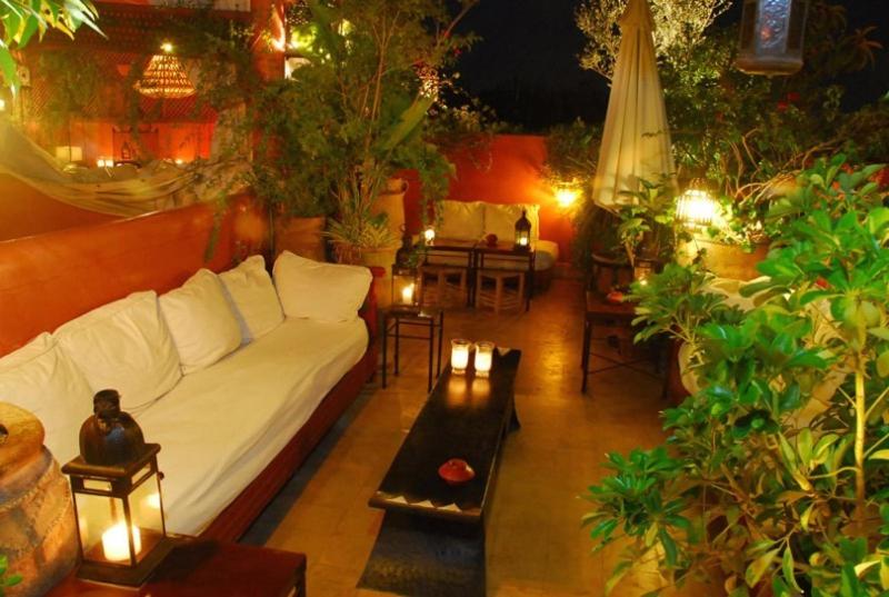 Posezení v ubytování La Terrasse Des Oliviers