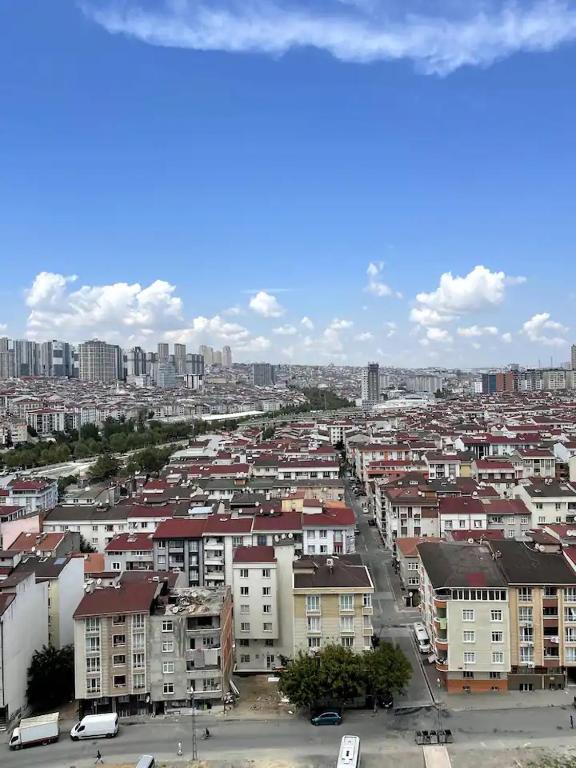 A general view of Esenyurt or a view of the city taken from Az apartmant