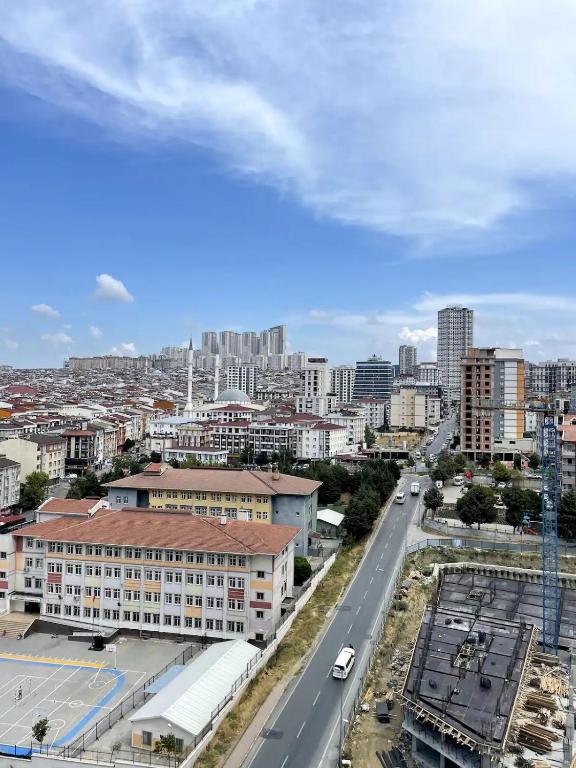 A general view of Esenyurt or a view of the city taken from Az apartmant