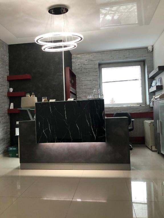 Kuchyň nebo kuchyňský kout v ubytování Guest House MK Star