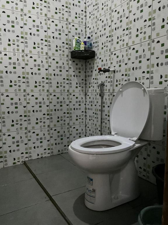 Koupelna v ubytování Aqlan Garden House