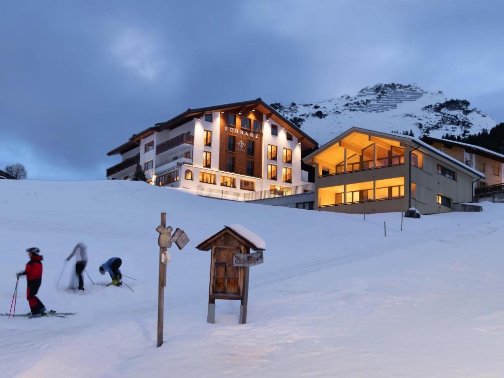 Hotel Schranz - Ski In & Ski Out v zimě