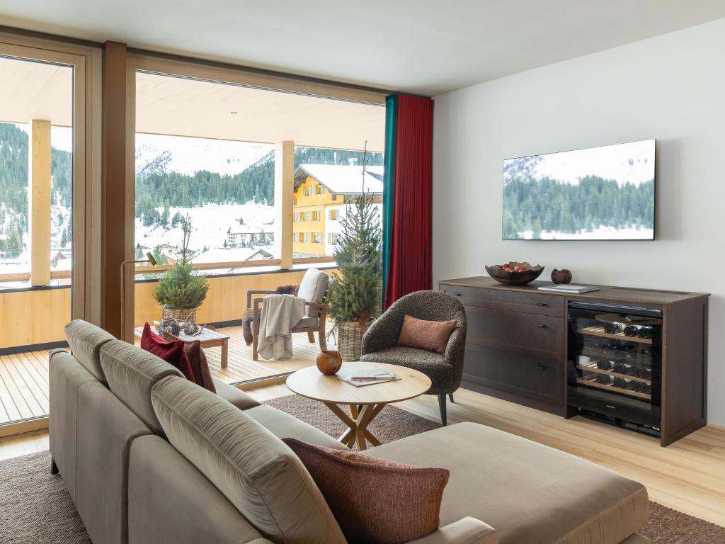 Posezení v ubytování Hotel Schranz - Ski In & Ski Out