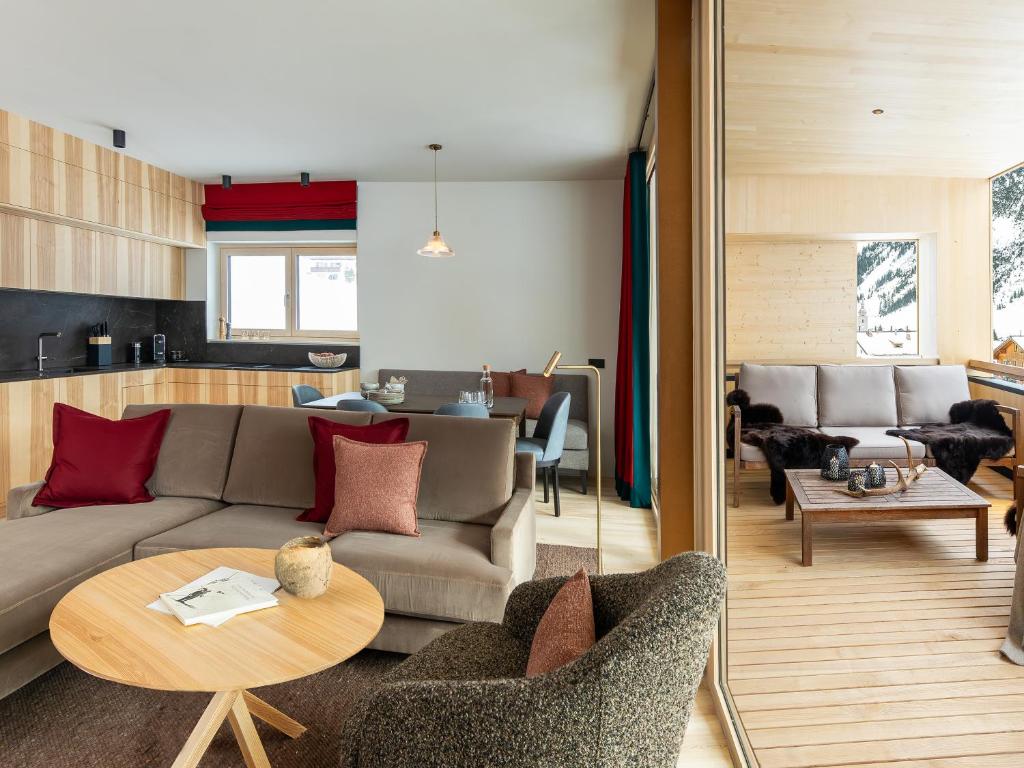 Posezení v ubytování Hotel Schranz - Ski In & Ski Out