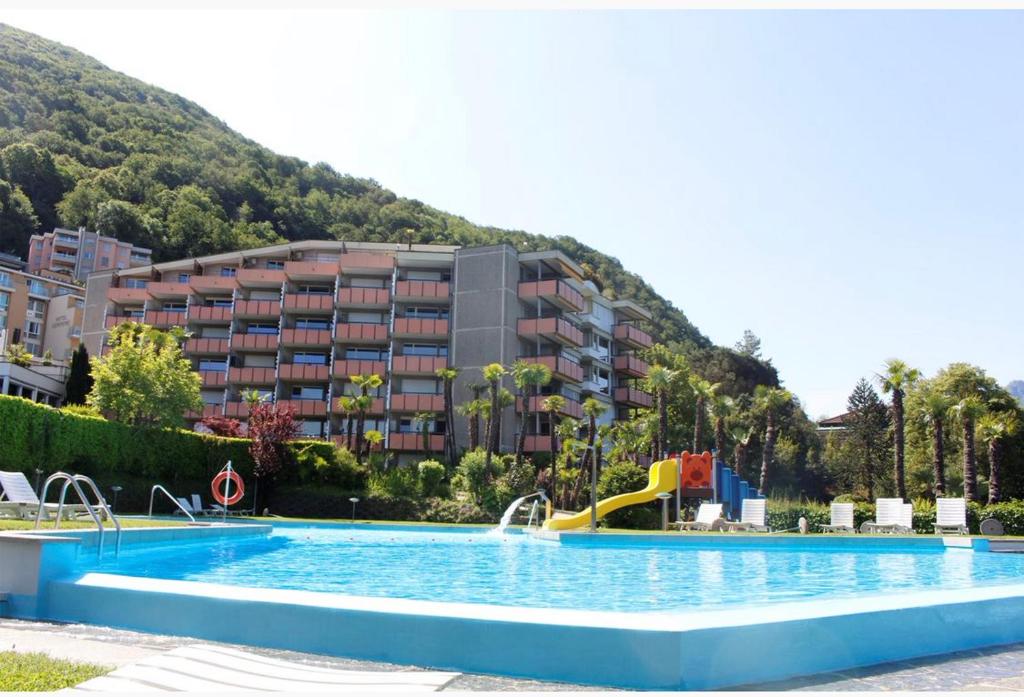 Bazén v ubytování The View of Lugano nebo v jeho okolí