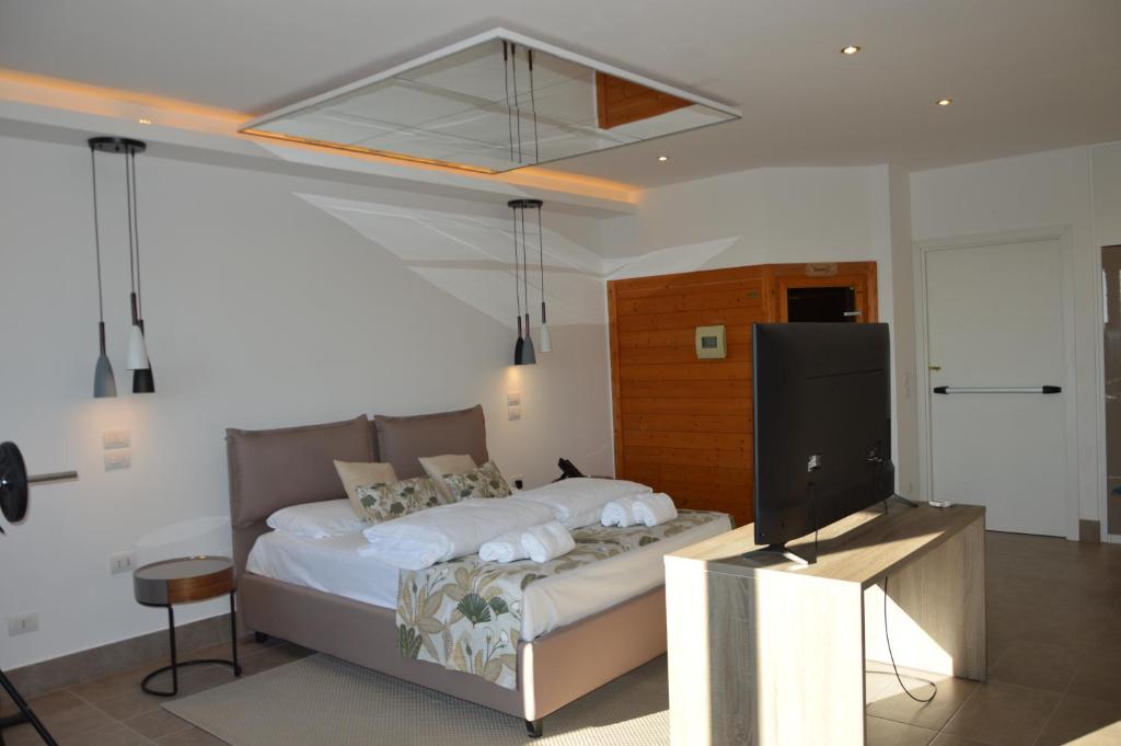 Postel nebo postele na pokoji v ubytování Blue Dream Hotel