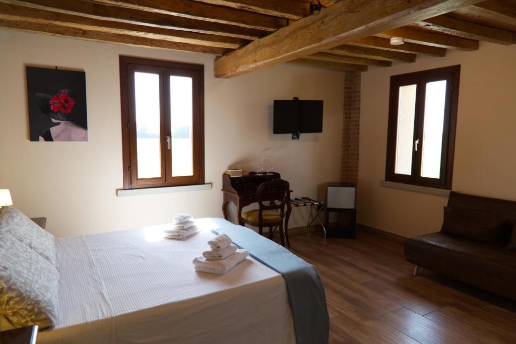 Antico Casale Caroli - Chambre Double Avec Vue Sur Le Jardin