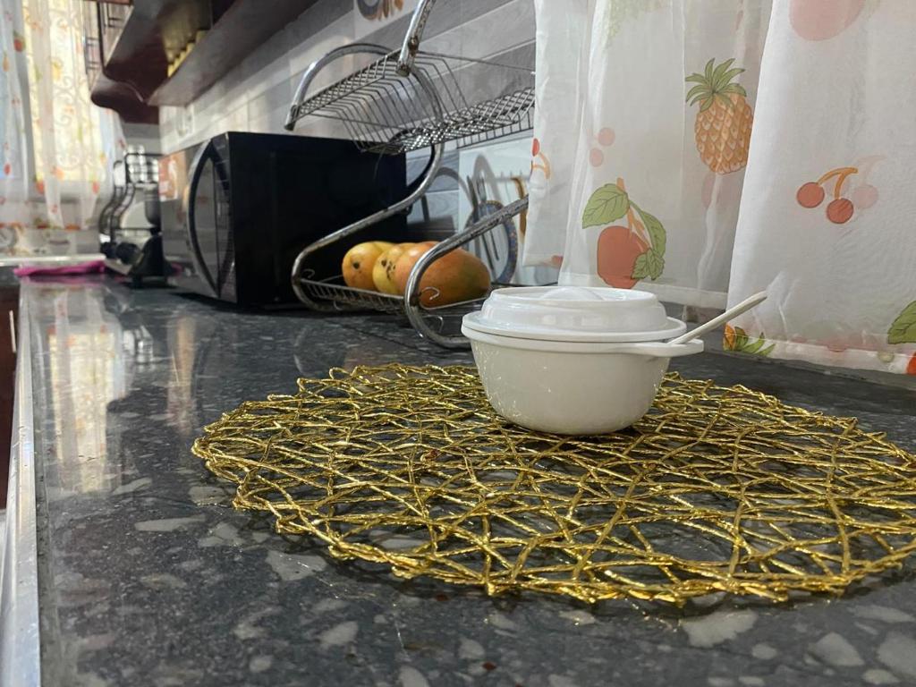 Kuchyň nebo kuchyňský kout v ubytování Kipepeo apartment