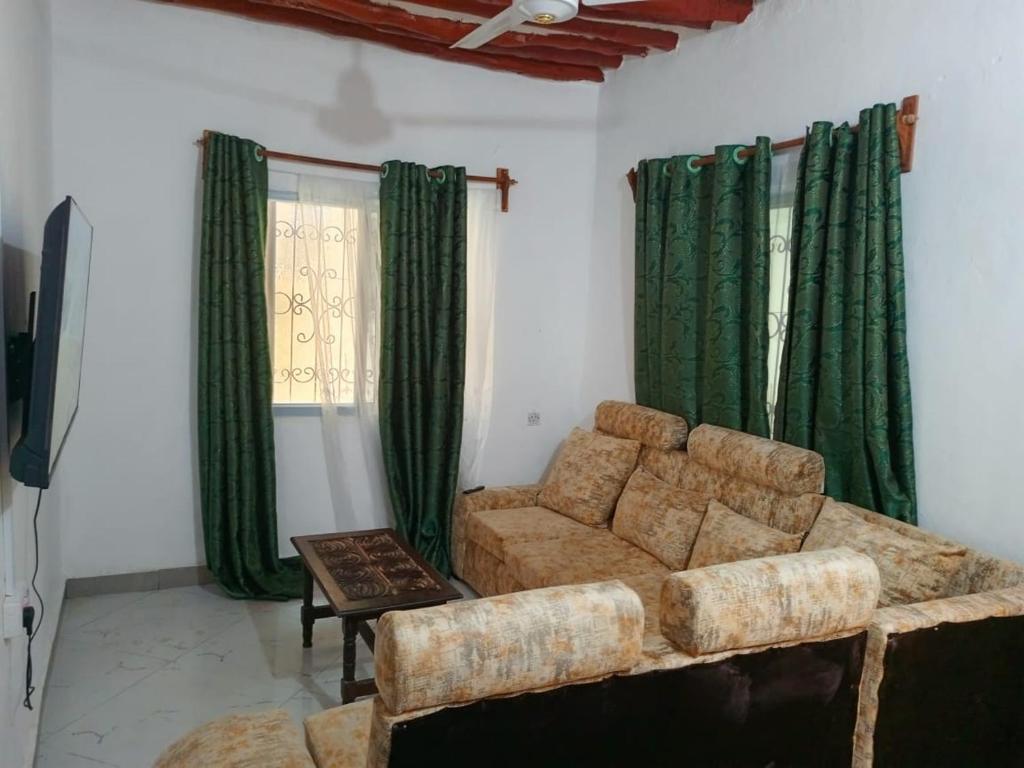 Posezení v ubytování Kipepeo apartment