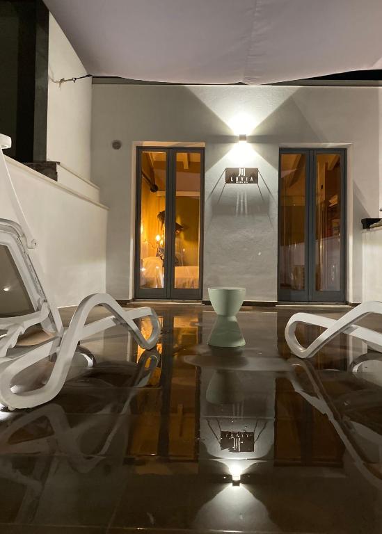 Posezení v ubytování LUVIA ROOMS SPA
