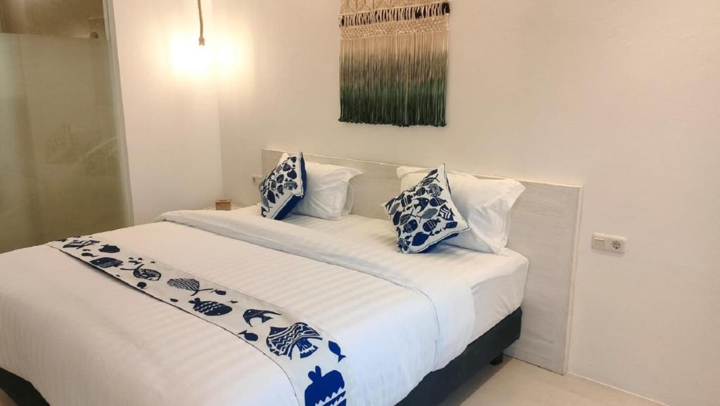 Postel nebo postele na pokoji v ubytování Little Mykonos