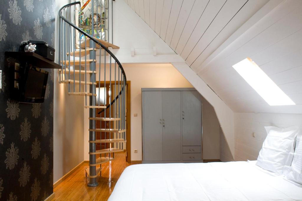 Postel nebo postele na pokoji v ubytování B&B Oeren-Plage
