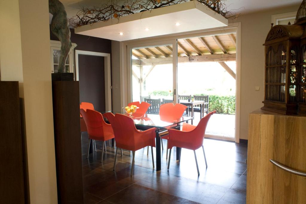 Posezení v ubytování B&B Oeren-Plage