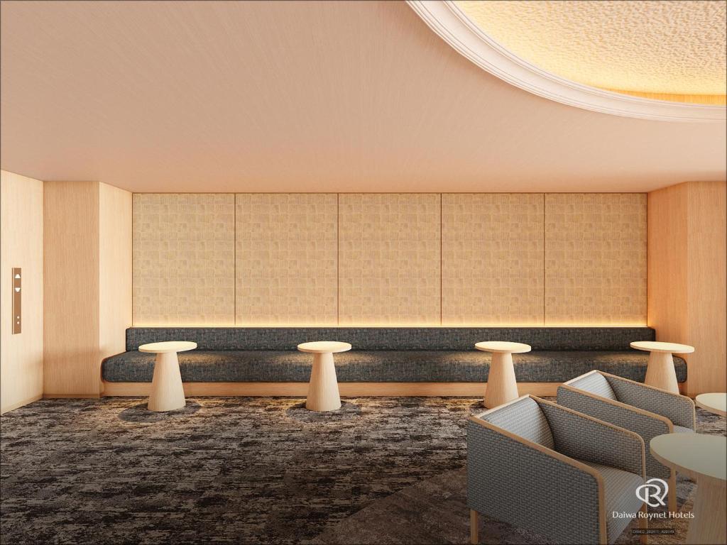 Posezení v ubytování Daiwa Roynet Hotel Mito