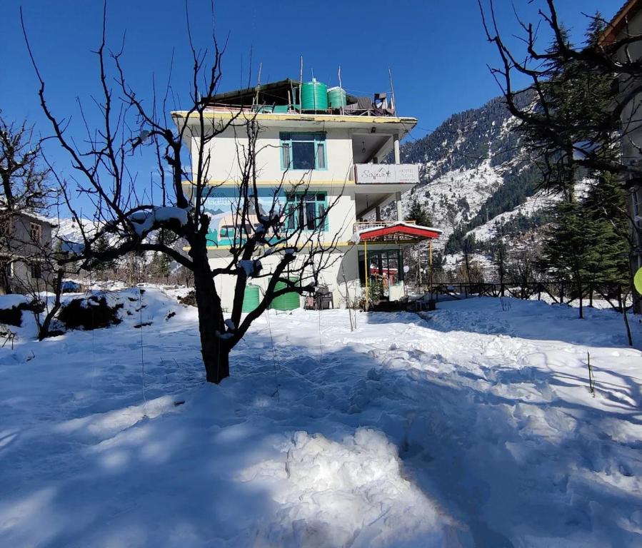 Safar Hostel Manali v zimě
