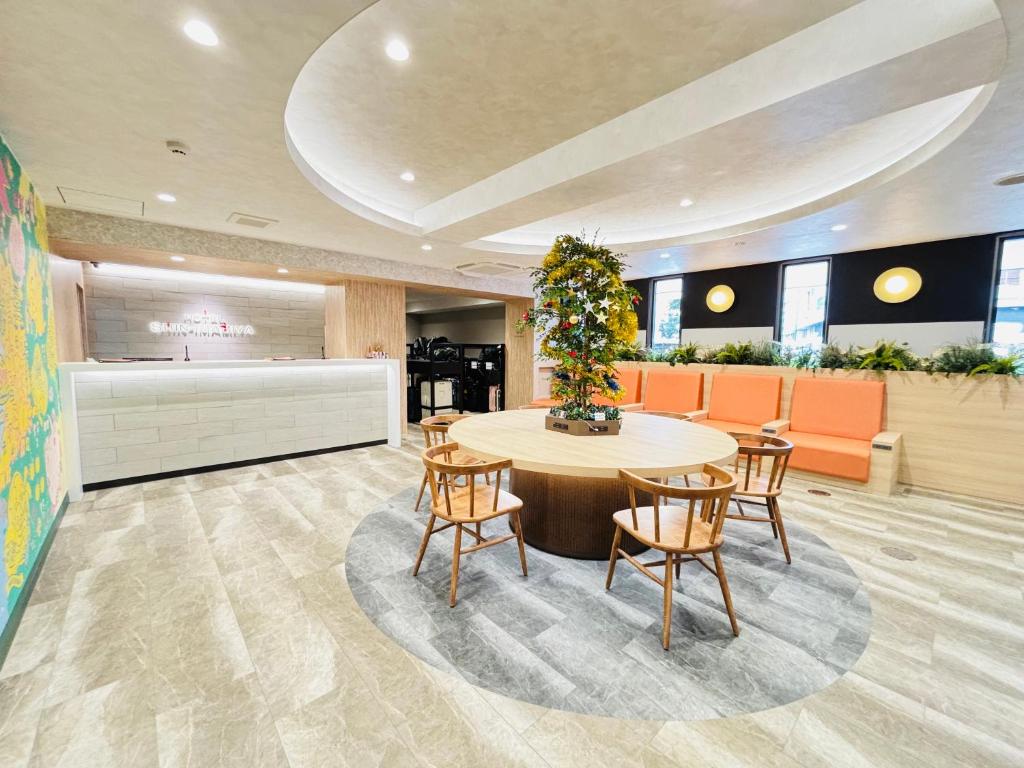 Kuchyň nebo kuchyňský kout v ubytování Hotel Shin-Imamiya