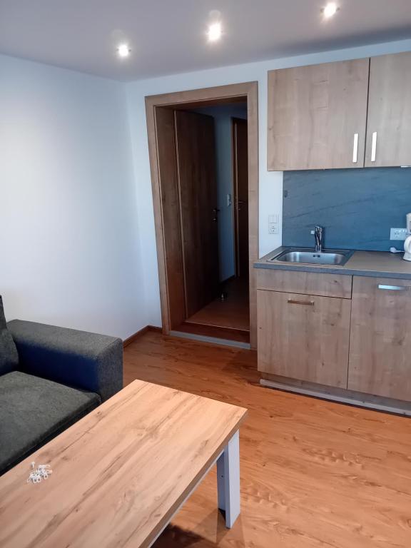 Kuchyň nebo kuchyňský kout v ubytování Ferienhaus Hochwimmer