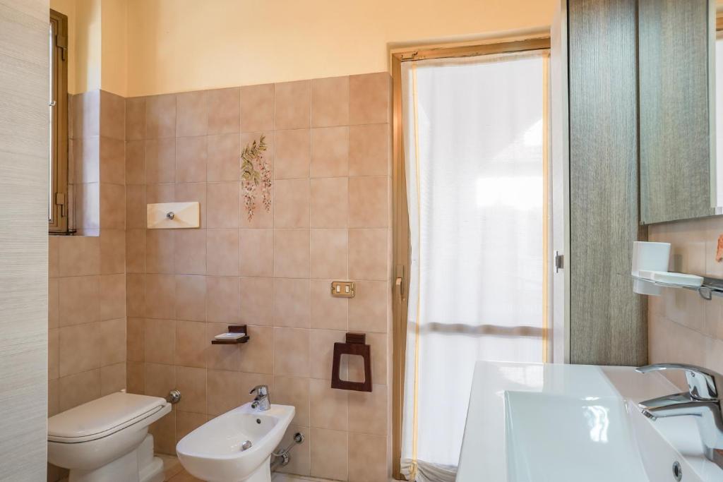 Koupelna v ubytování La Villa di Rudy