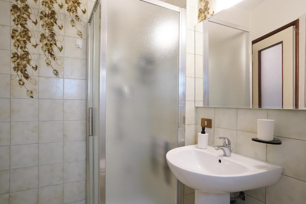 Koupelna v ubytování La Villa di Rudy