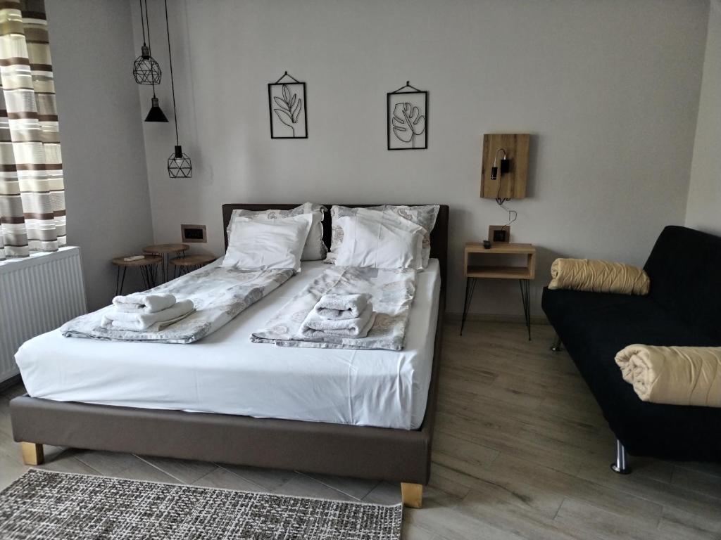 Posteľ alebo postele v izbe v ubytovaní Guest House Dimitrije