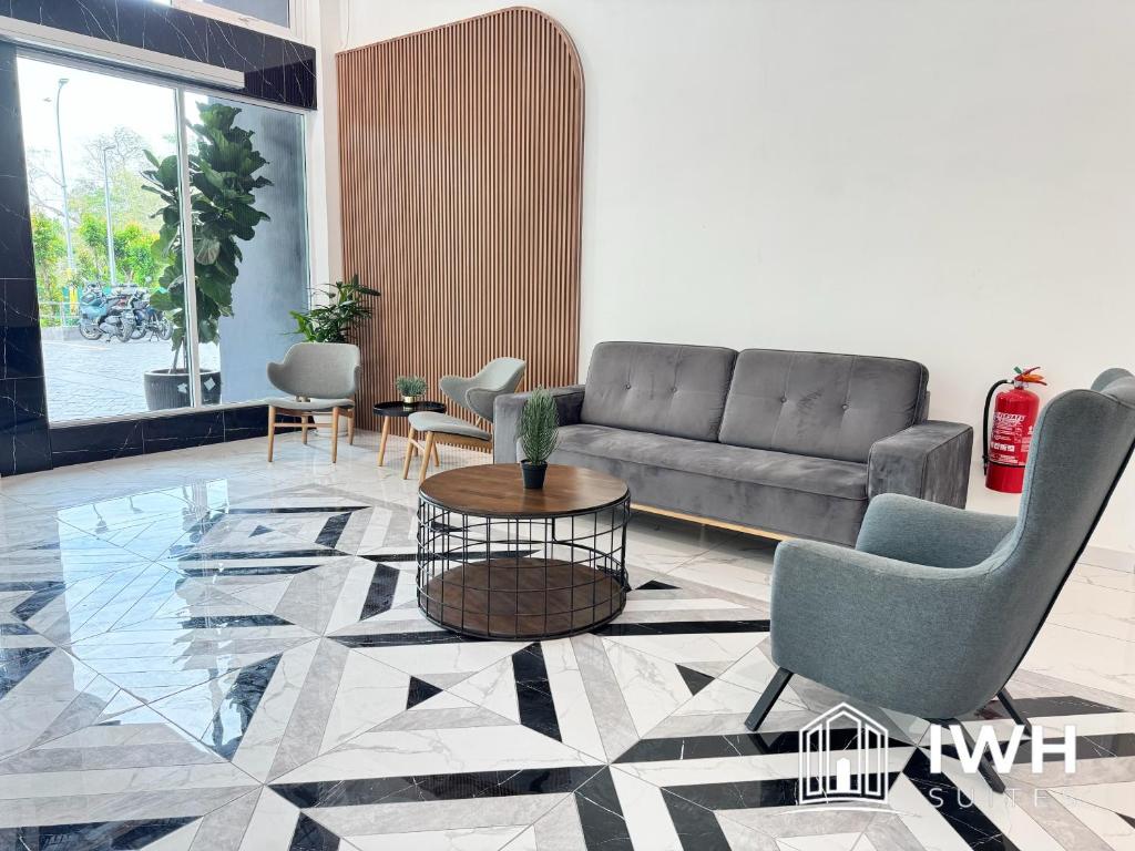 Posezení v ubytování ICC Ipoh Town Premium Suites By IWH Suites