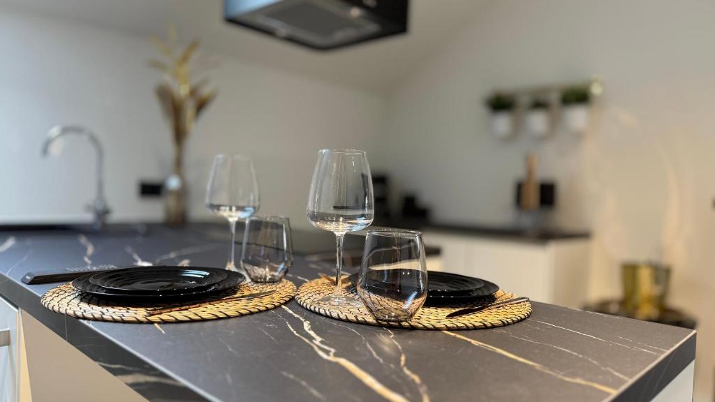Nápoje v ubytování Le loft du coiffeur