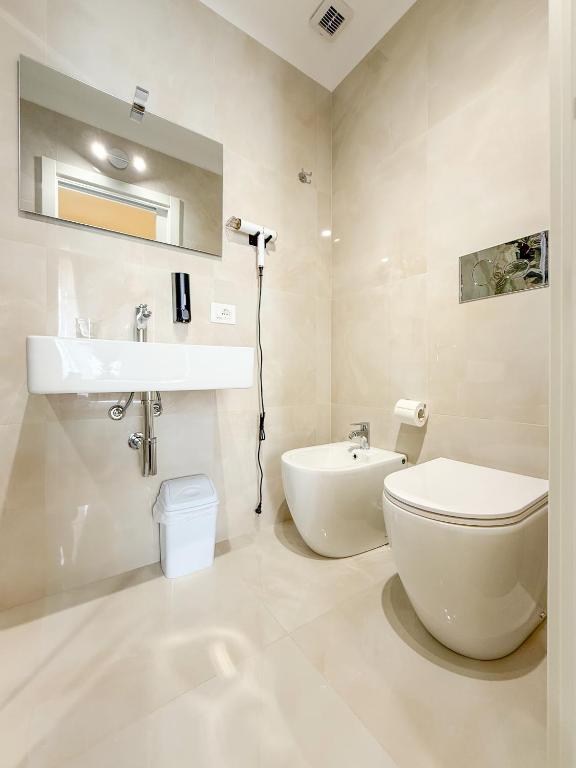 Koupelna v ubytování FeVi Rooms