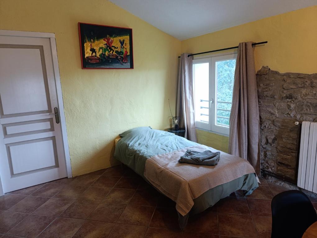 Postel nebo postele na pokoji v ubytování Mas Pitre
