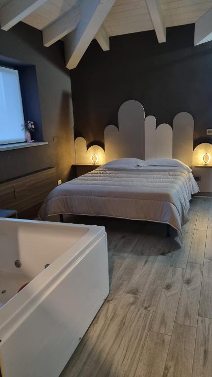 Postel nebo postele na pokoji v ubytování Bed and breakfast Ma.Gi.A