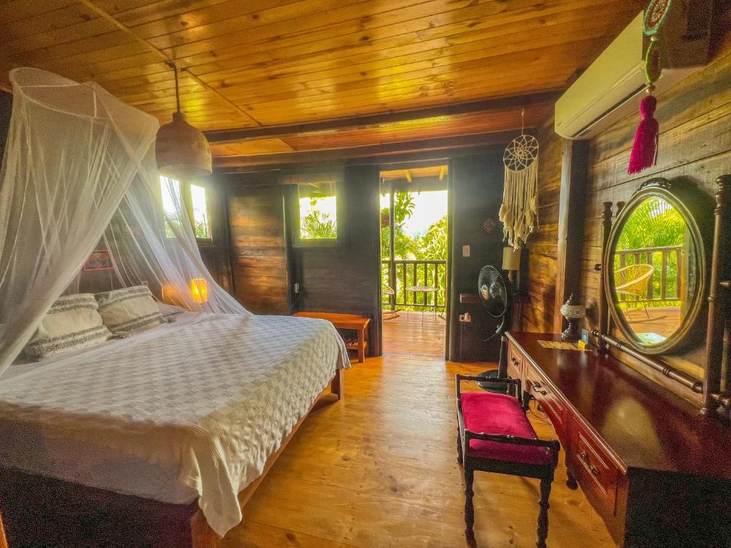 Postel nebo postele na pokoji v ubytování Villa Tayrona