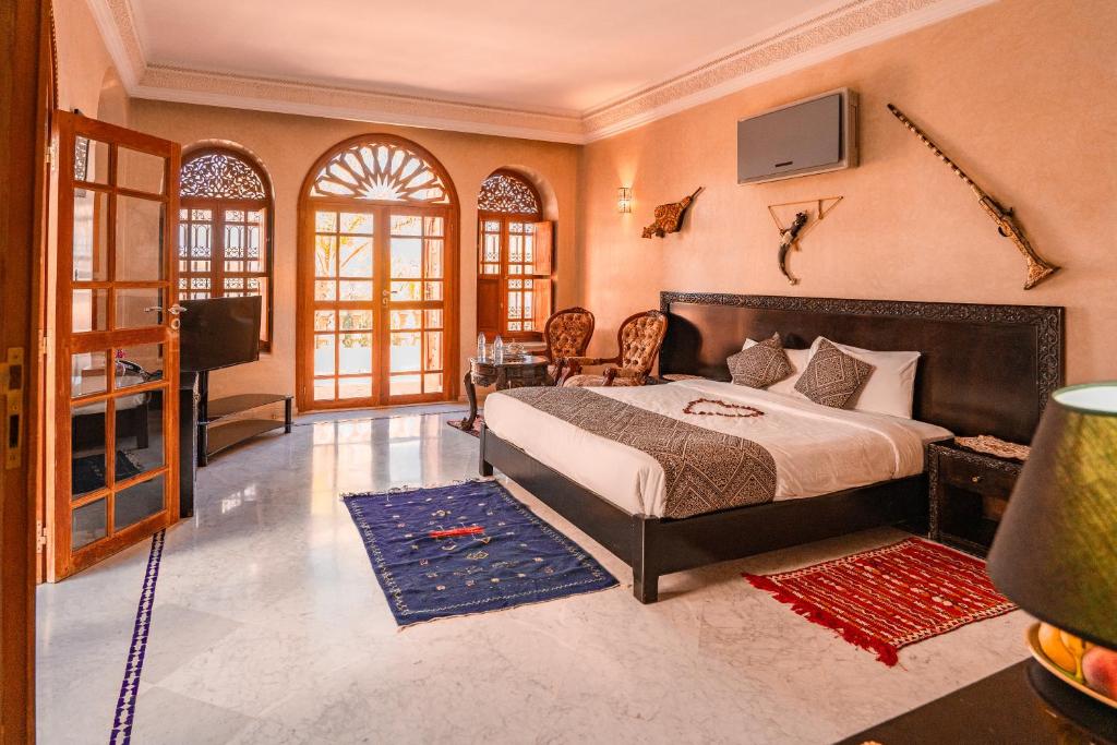 Postel nebo postele na pokoji v ubytování Abraj Bladi Resort
