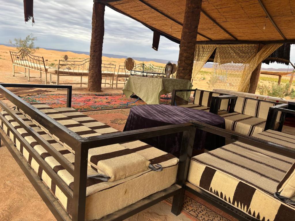 Svalir eða verönd á Bivouac La Dune Blanche