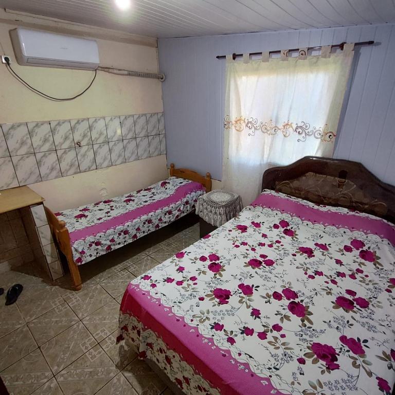 Postel nebo postele na pokoji v ubytování Posada las Mercedes