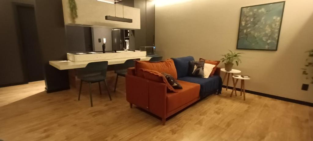 Posezení v ubytování Apartamento Terracota