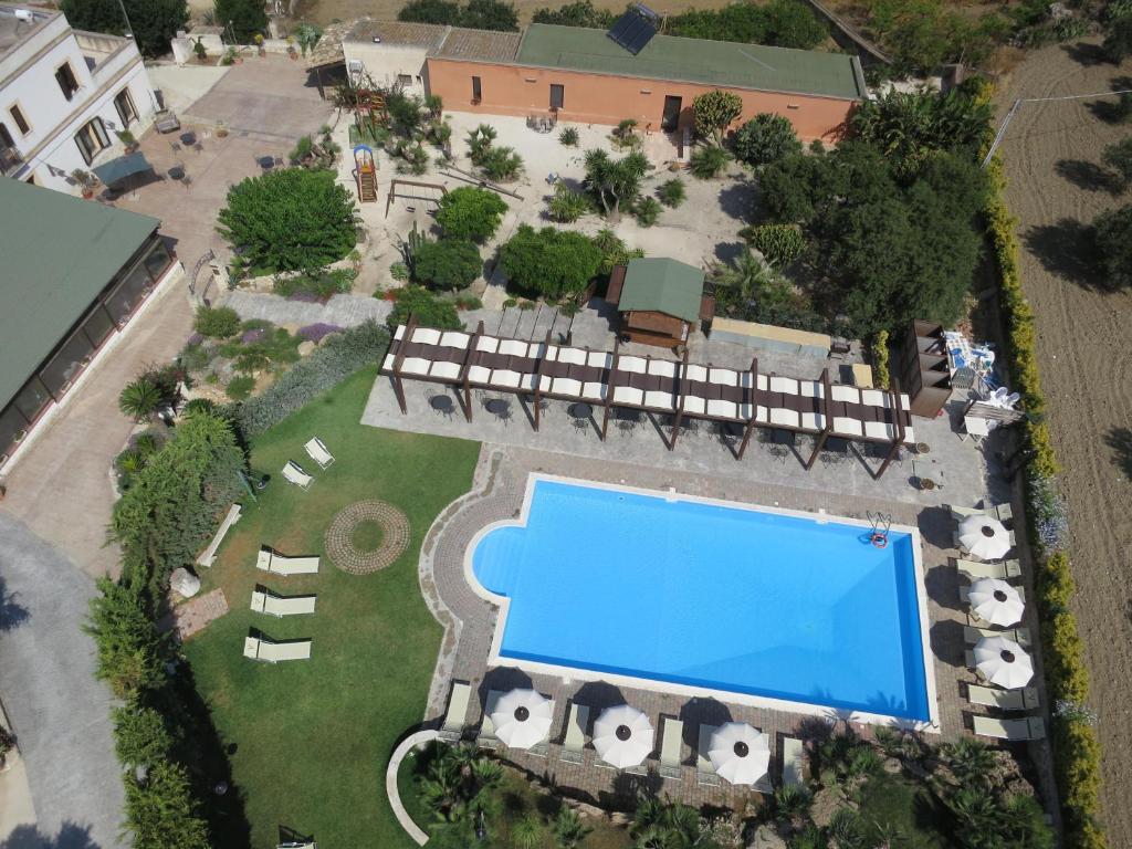 Bazén v ubytování Agriturismo Vultaggio nebo v jeho okolí