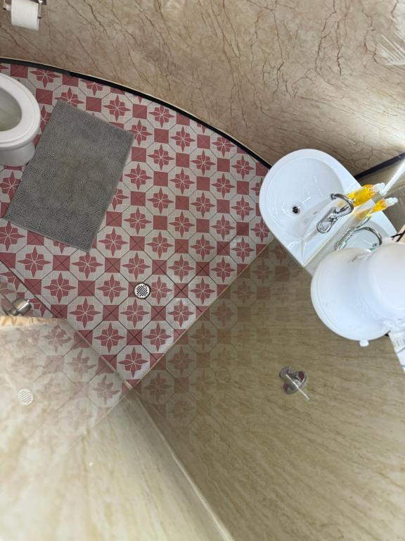 Koupelna v ubytování Aqeel Dome