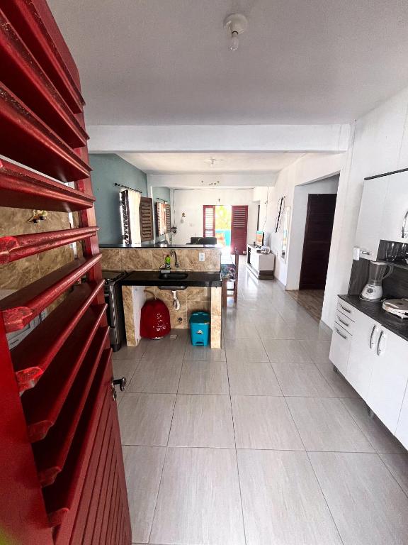 Η κουζίνα ή μικρή κουζίνα στο Casa Caminho das Dunas