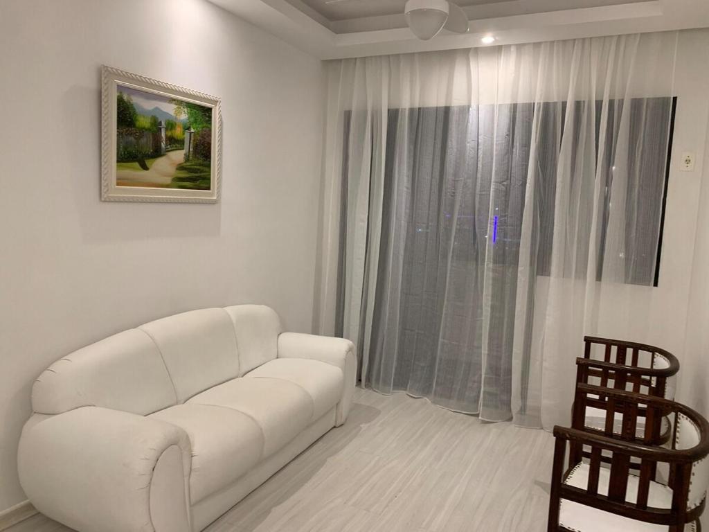 Χώρος καθιστικού στο Apartment in Barra da Tijuca