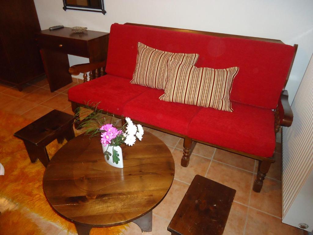 Posezení v ubytování Traditional Guesthouse Archontoula