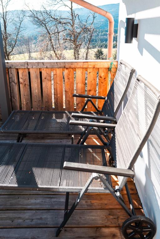 Balkón alebo terasa v ubytovaní Ferienhaus Sonnsitzer
